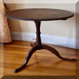F13. Tilt top table. Separation on top. 26”h x 24”w - $75 